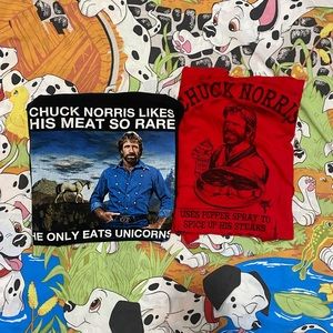 Chuck Norris new school tee bundle 2 Kung fu